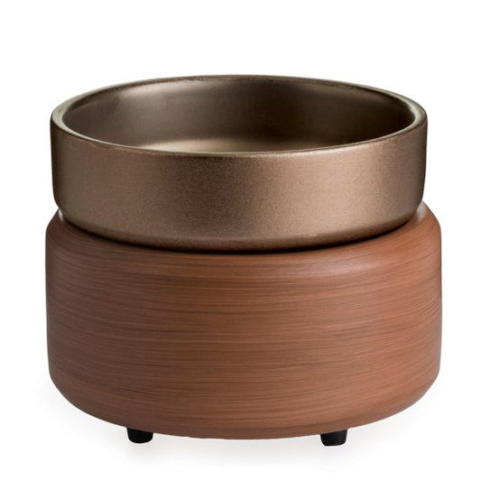 2-In-1 Classic Fragrance Warmer (Pewter Walnut)