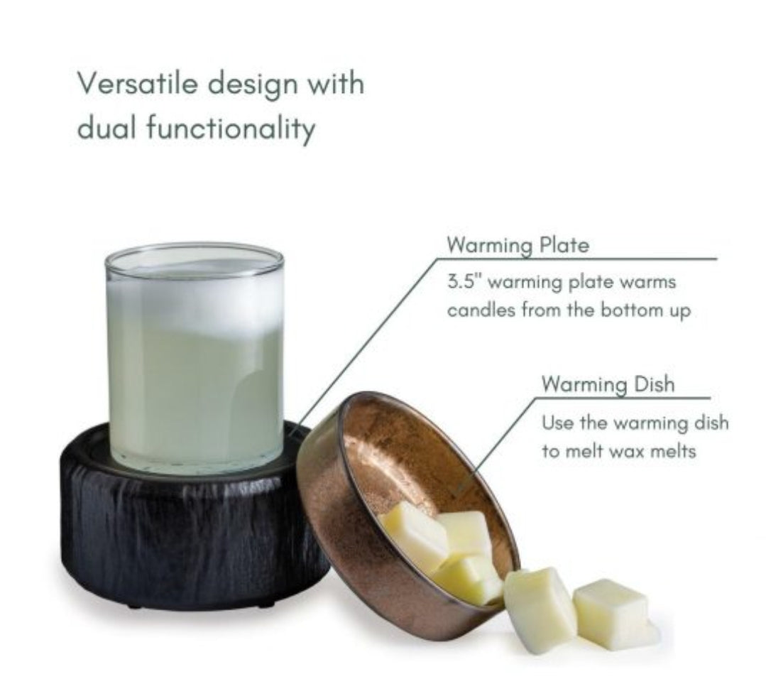 2-In-1 Classic Fragrance Warmer (Primitive Black)